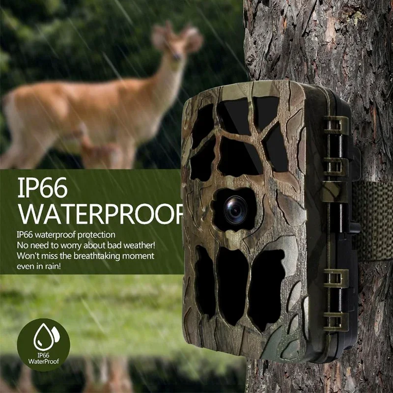 Trail Camera Infrared - H982 IP66 wodoodporna 4K zewnętrzna kamera