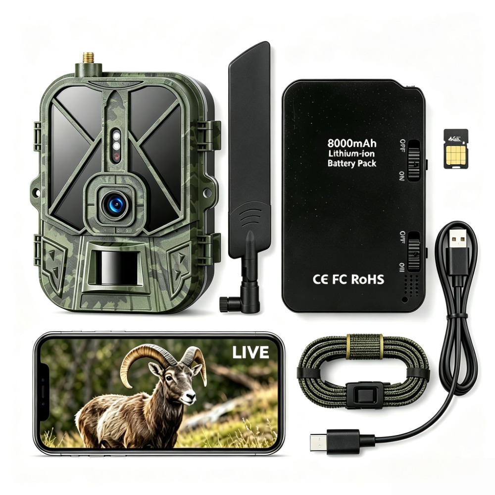 Zewnętrzna kamera 4G 120MP 4K  – Hunting And Outdoor Shows recenzja i cena