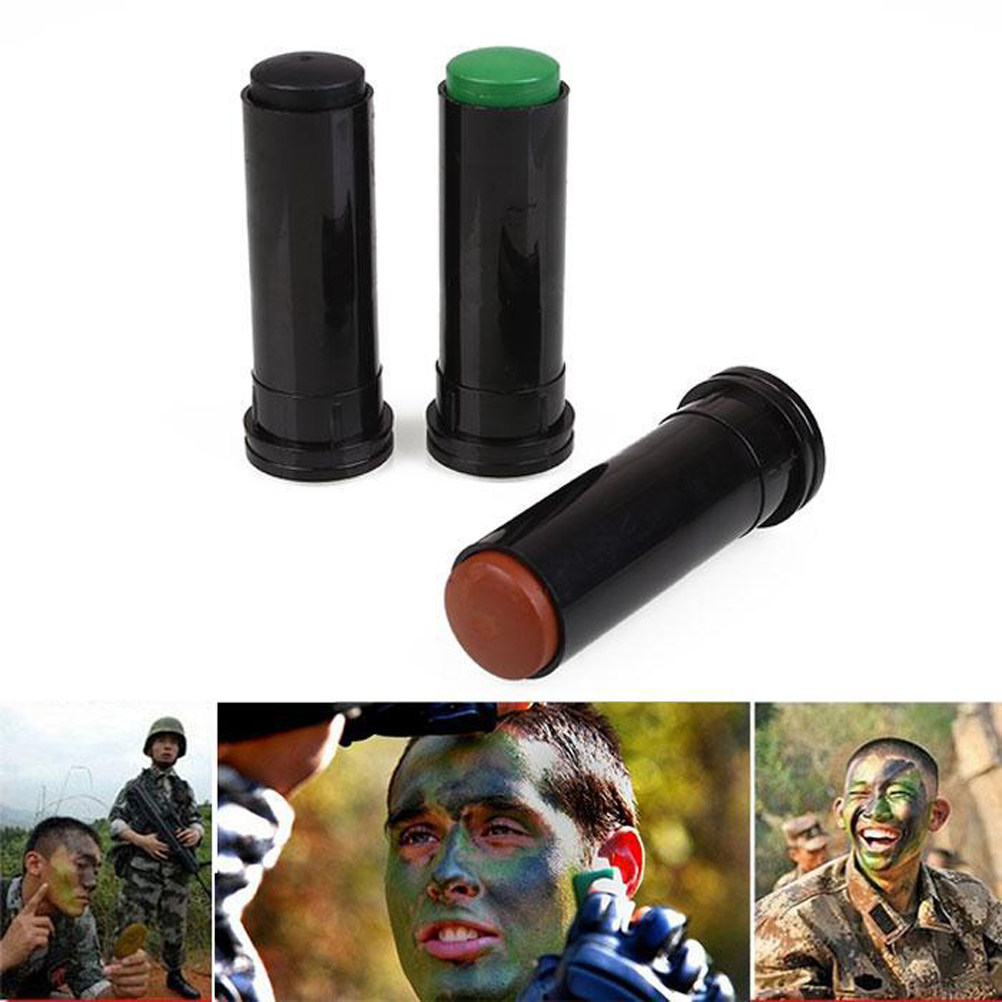 3 szt. Kamuflażowe sztyfty do  – Camo Face Paint recenzja i cena